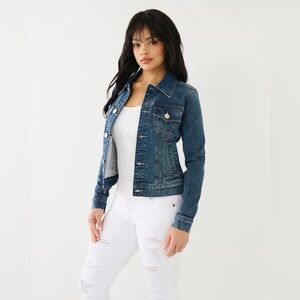 True Religion Slim Denim Jacket Medium Wash Medium